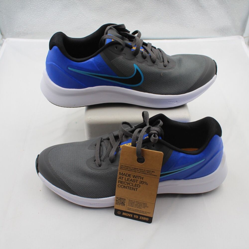 Nike Star Runner 3 - 7 Youth, Women 8.5 Athletic Sneakers Gray/Blue
